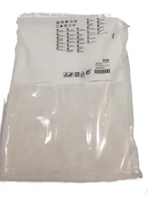 110x98 Inch White Sheer Curtains (Set of 2)