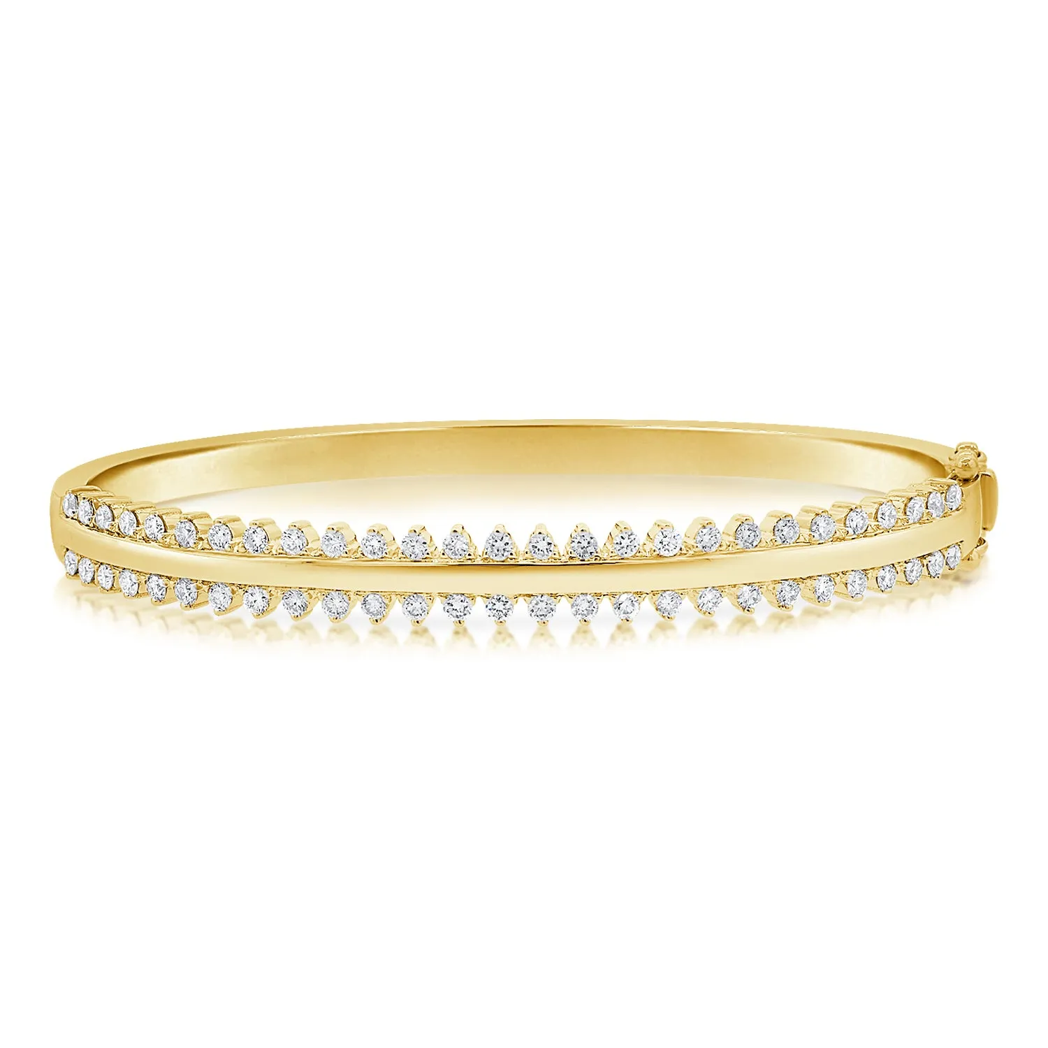 14k Diamond Fashion Bangle