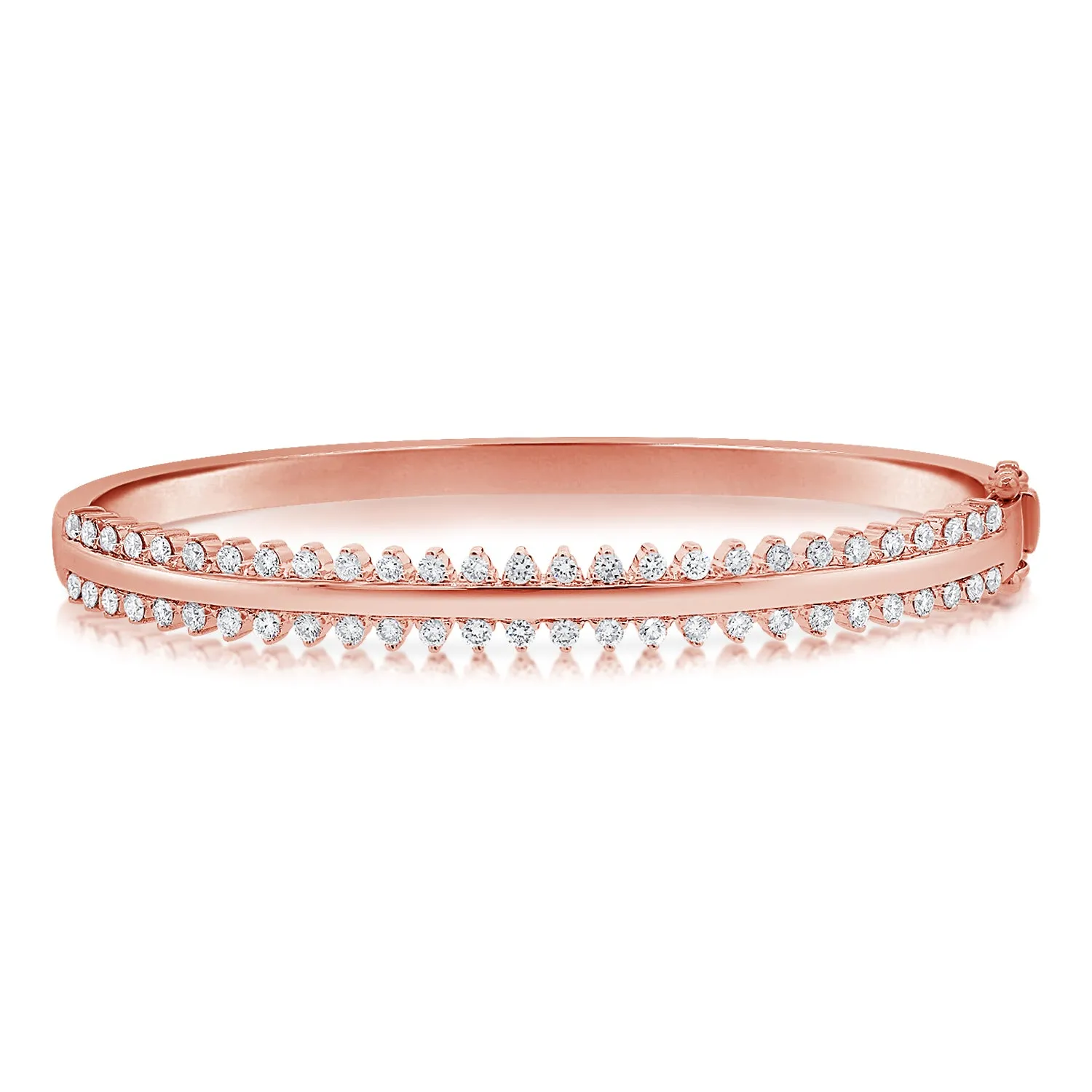 14k Diamond Fashion Bangle