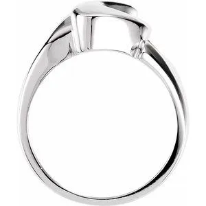 14K White Fashion Ring