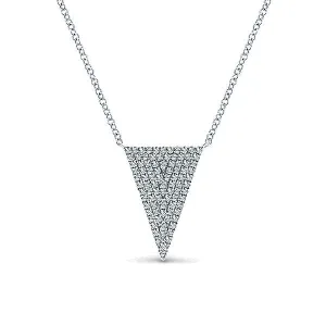 14k White Gold Kaslique Fashion Necklace