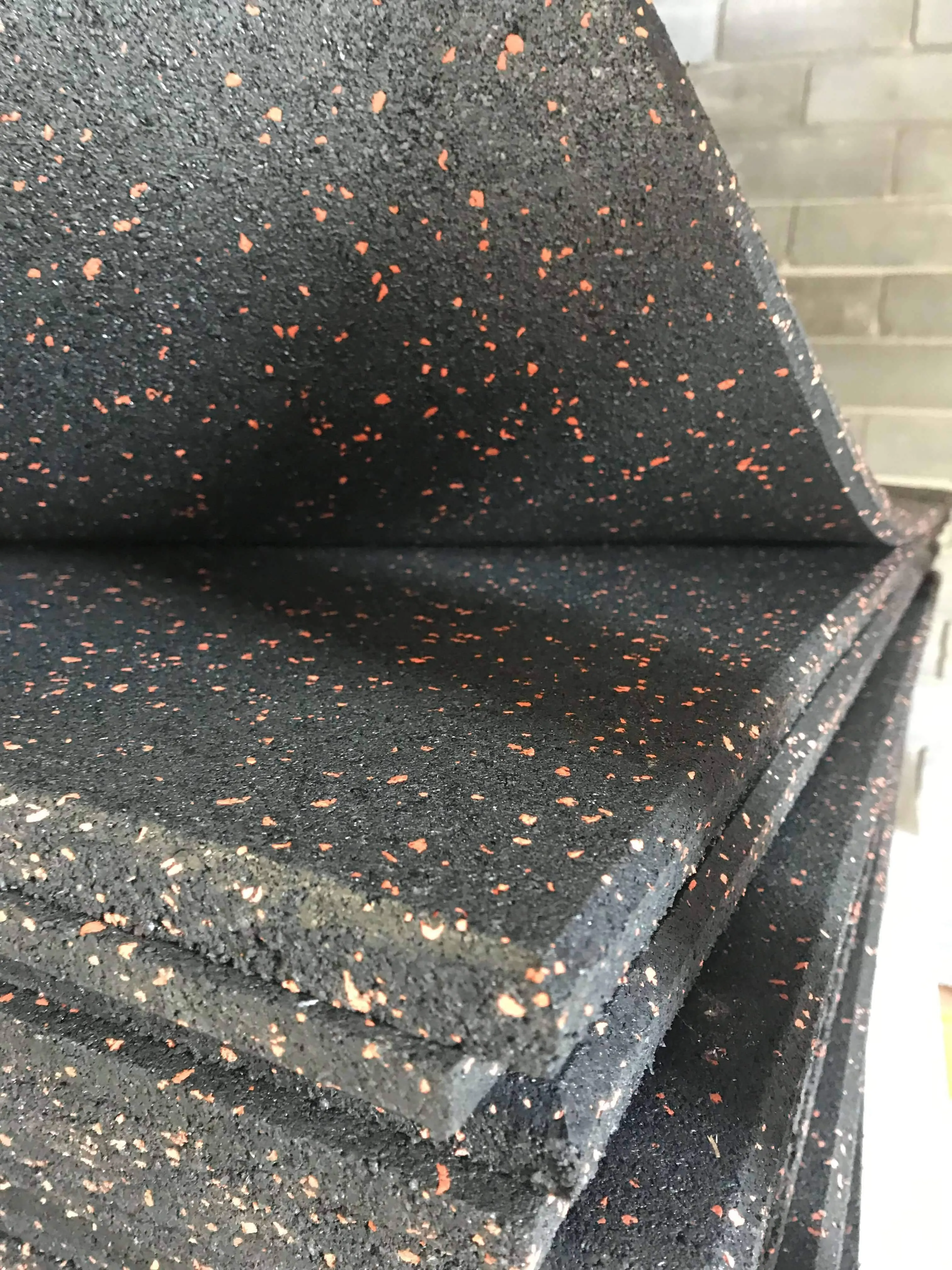 1m x 1m Rubber Floor Mat Tiles 15mm Thick