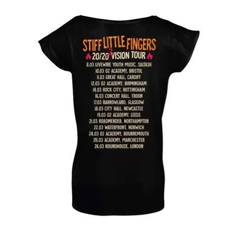 20/22 Vision Tour Black T-Shirt (Ladies)
