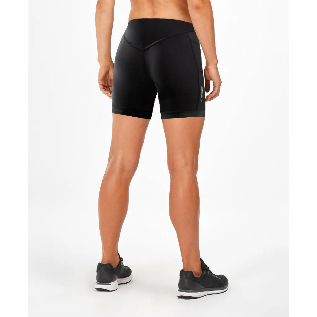 2XU Active 7" Tri Short, Damen, schwarz