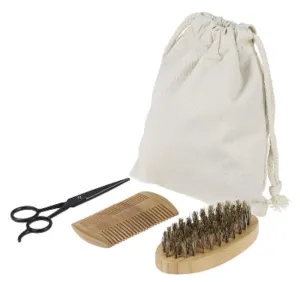 3pcs Mens Beard Grooming Kit