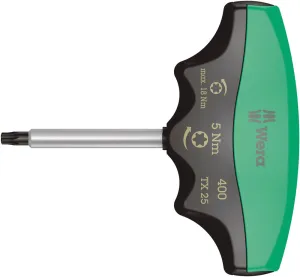400 TX Torque-indicator, TX 25 x 5.0 Nm