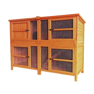 5ft Double Hutches
