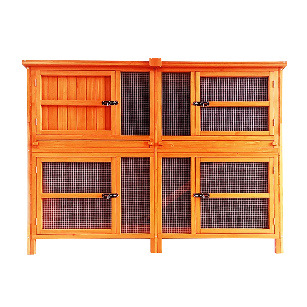 5ft Double Hutches