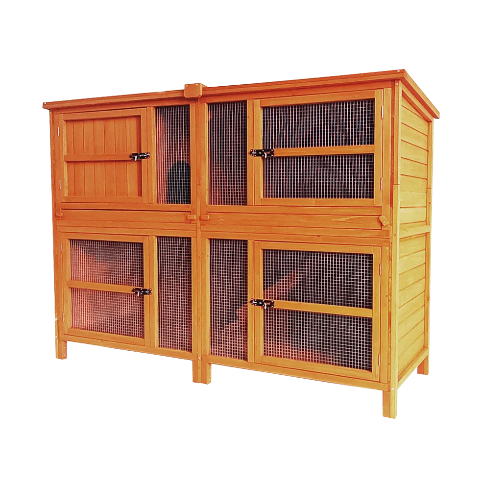 5ft Double Hutches