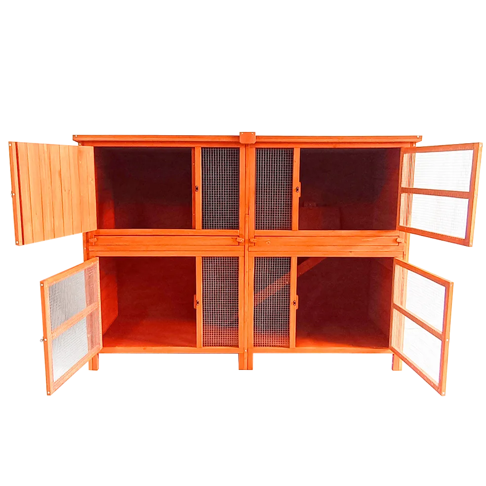5ft Double Hutches