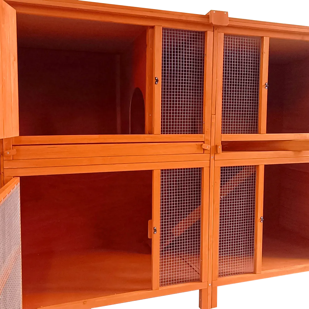5ft Double Hutches