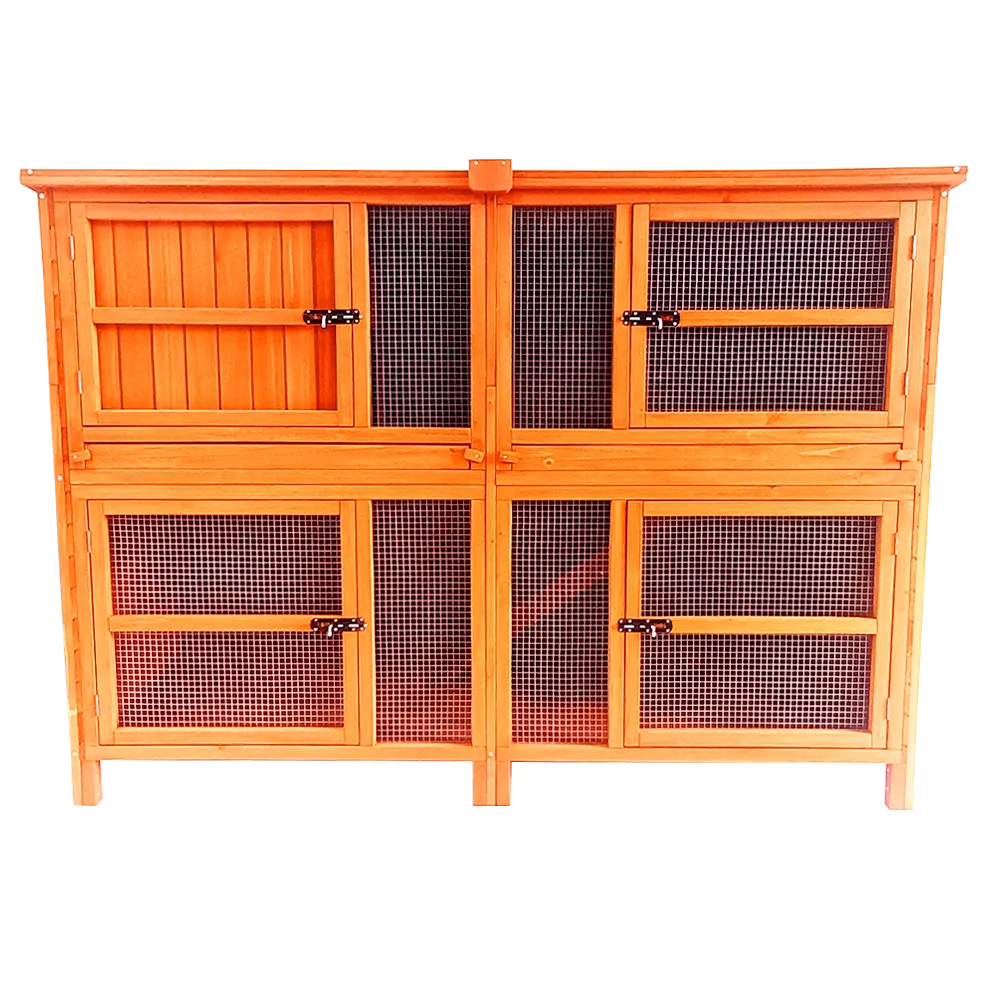 5ft Double Hutches