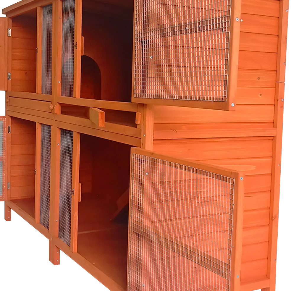 5ft Double Hutches