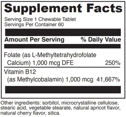 Active Folate B12 Chewable
