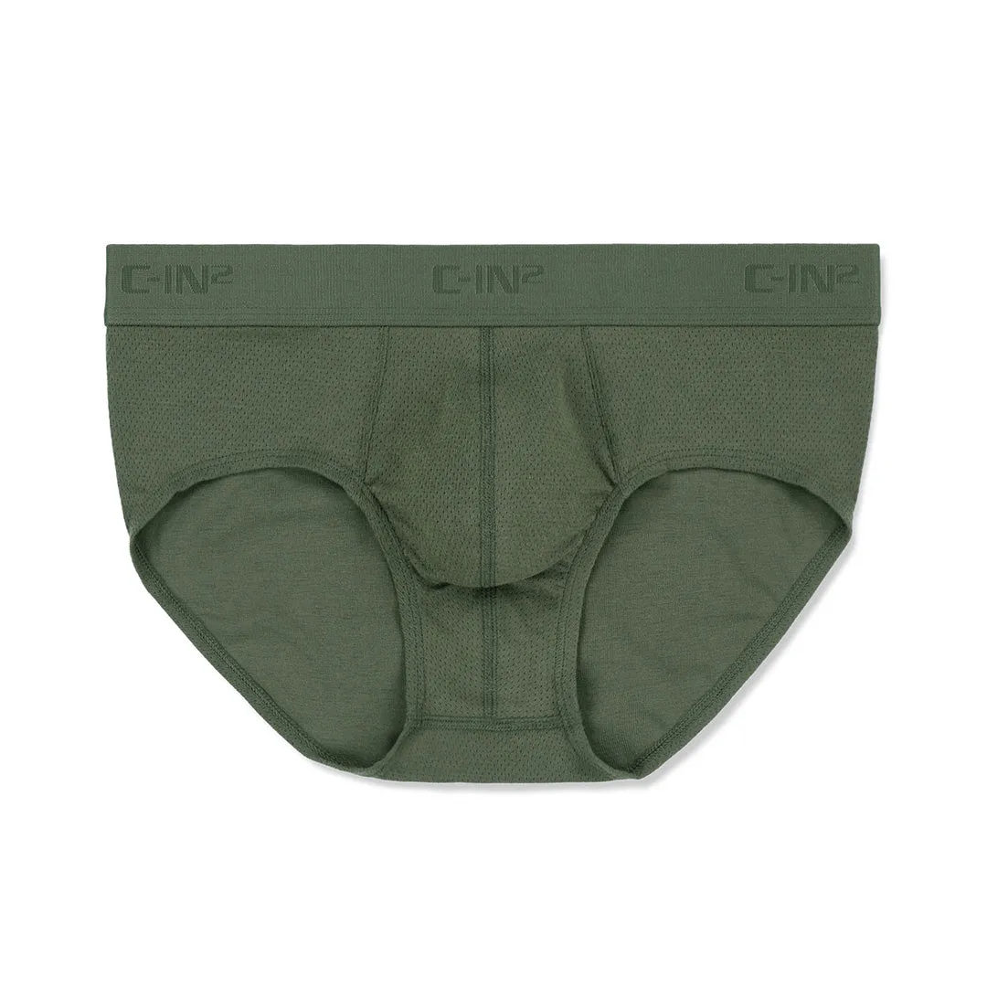 Active Mid Rise Brief Olan Olive