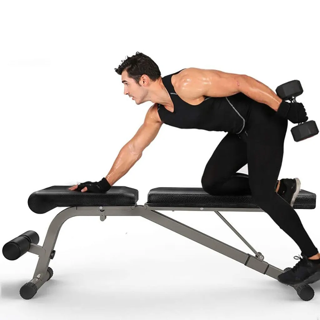 Adjustable Dumbbell Fitness Bench Multi-Function Folding Abdominal Bench