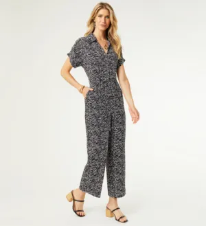 Adora Zebra Print Jumpsuit