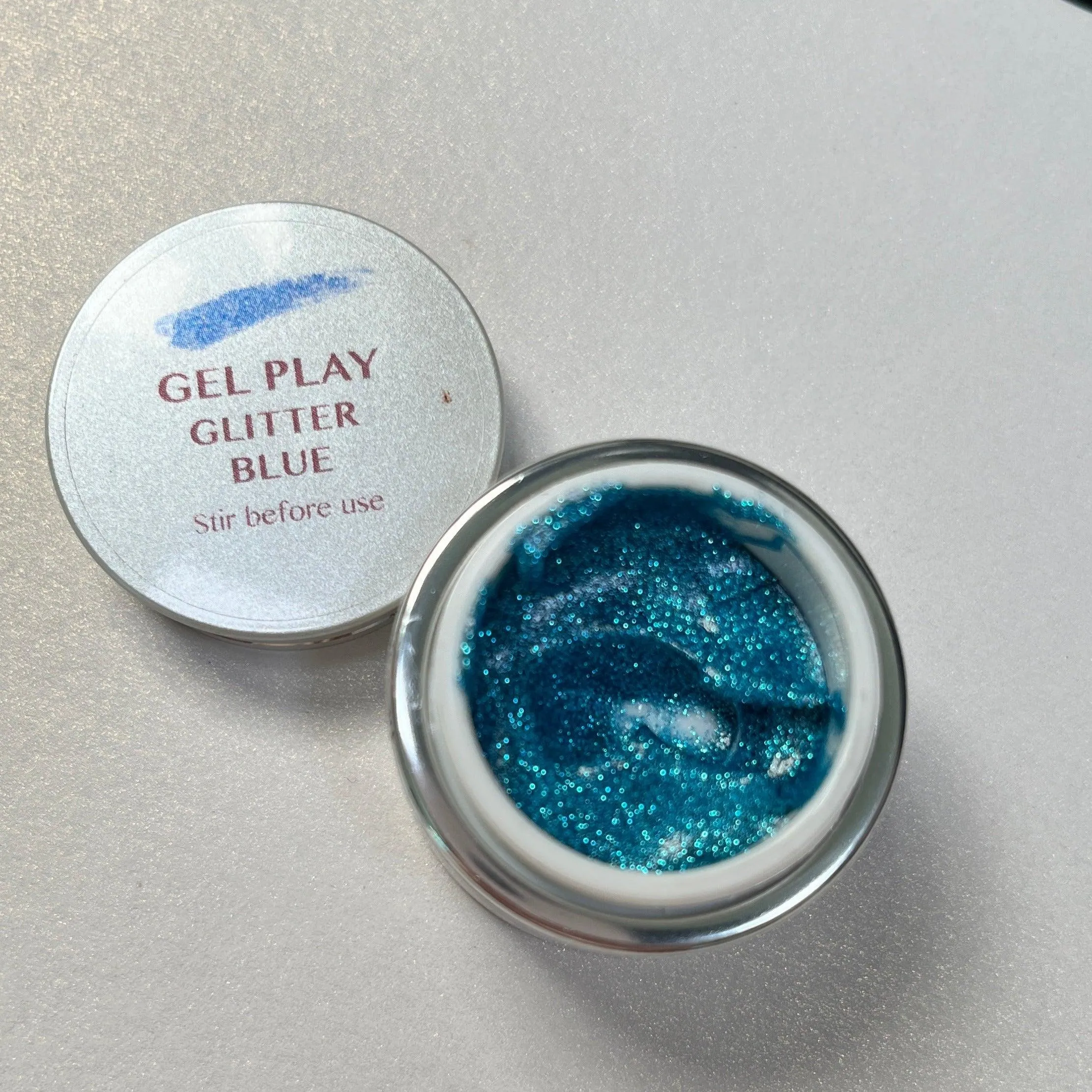 Akzentz Gel Play - Glitter Blue