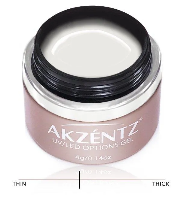 Akzentz Options Soak-Off Gel - Sculpturing White