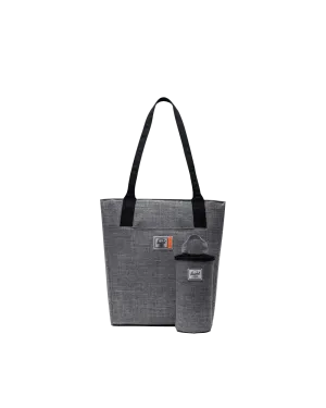 Alexander Zip Tote Small Raven Crosshatch | Insulated
