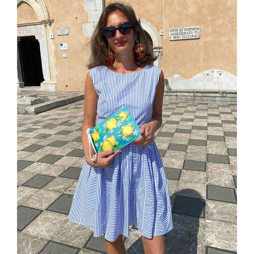 Amalfi Limonata Clutch Bag