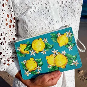 Amalfi Limonata Clutch Bag