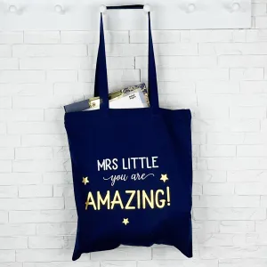 Amazing Teacher Personalised Bag Gift For Teacher