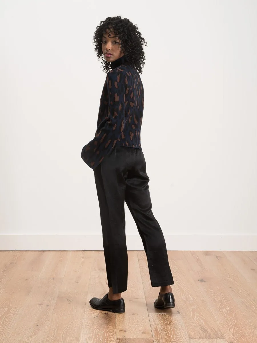 amina sweater - navy combo