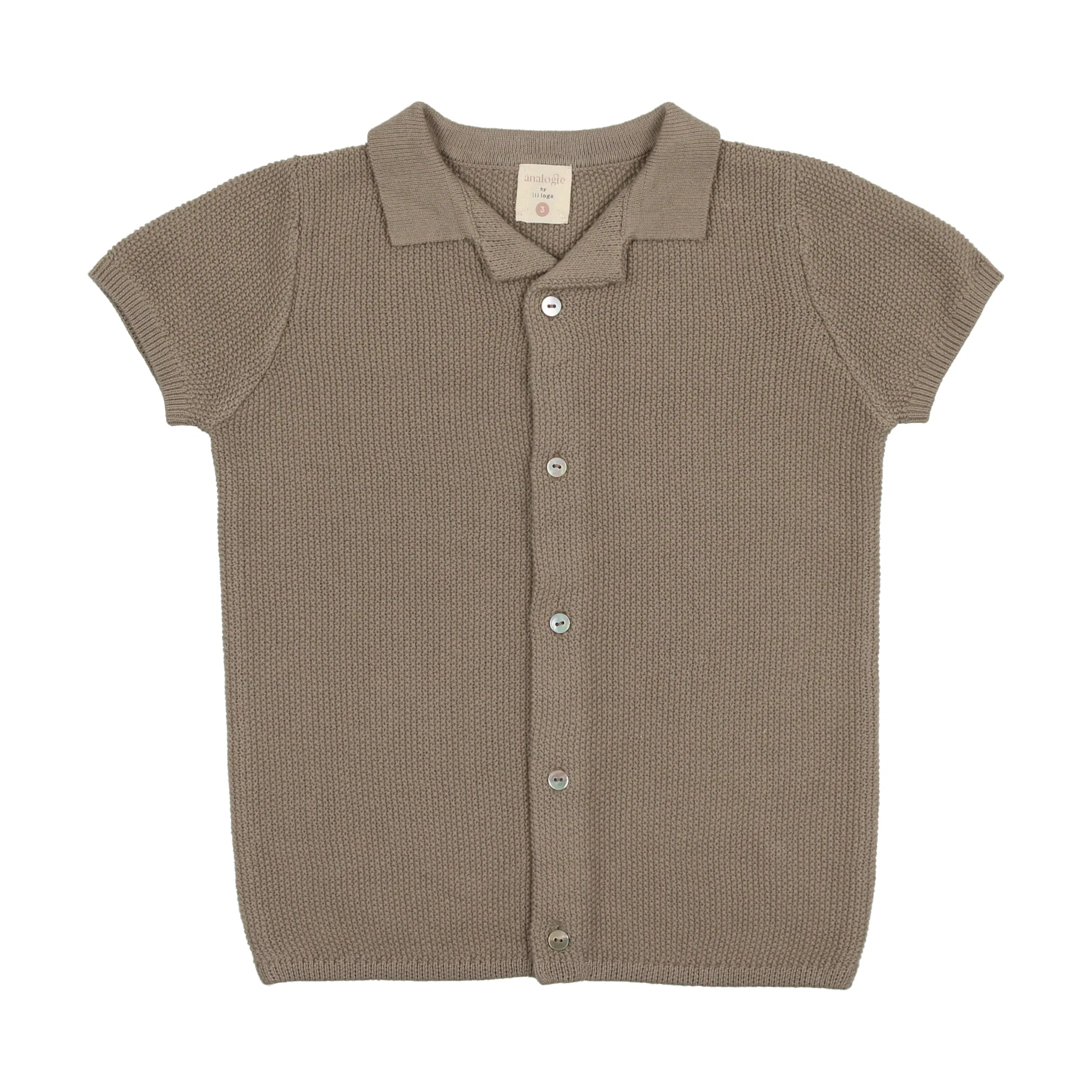 Analogie Knit Grandpa Shirt - Ivy