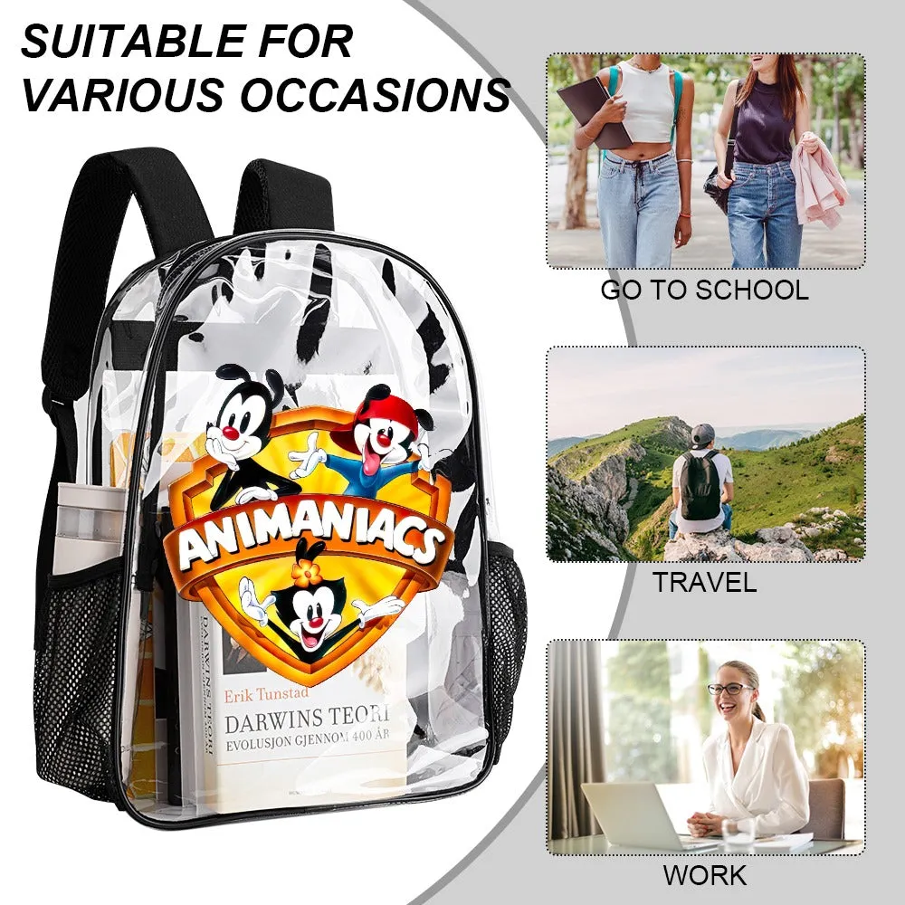 Animaniacs Transparent Backpack 17 Inch