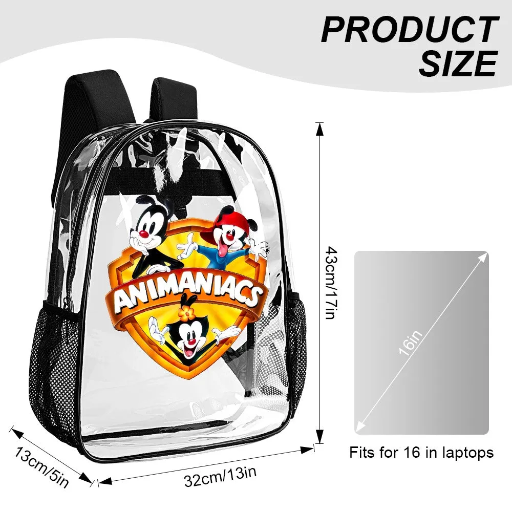 Animaniacs Transparent Backpack 17 Inch