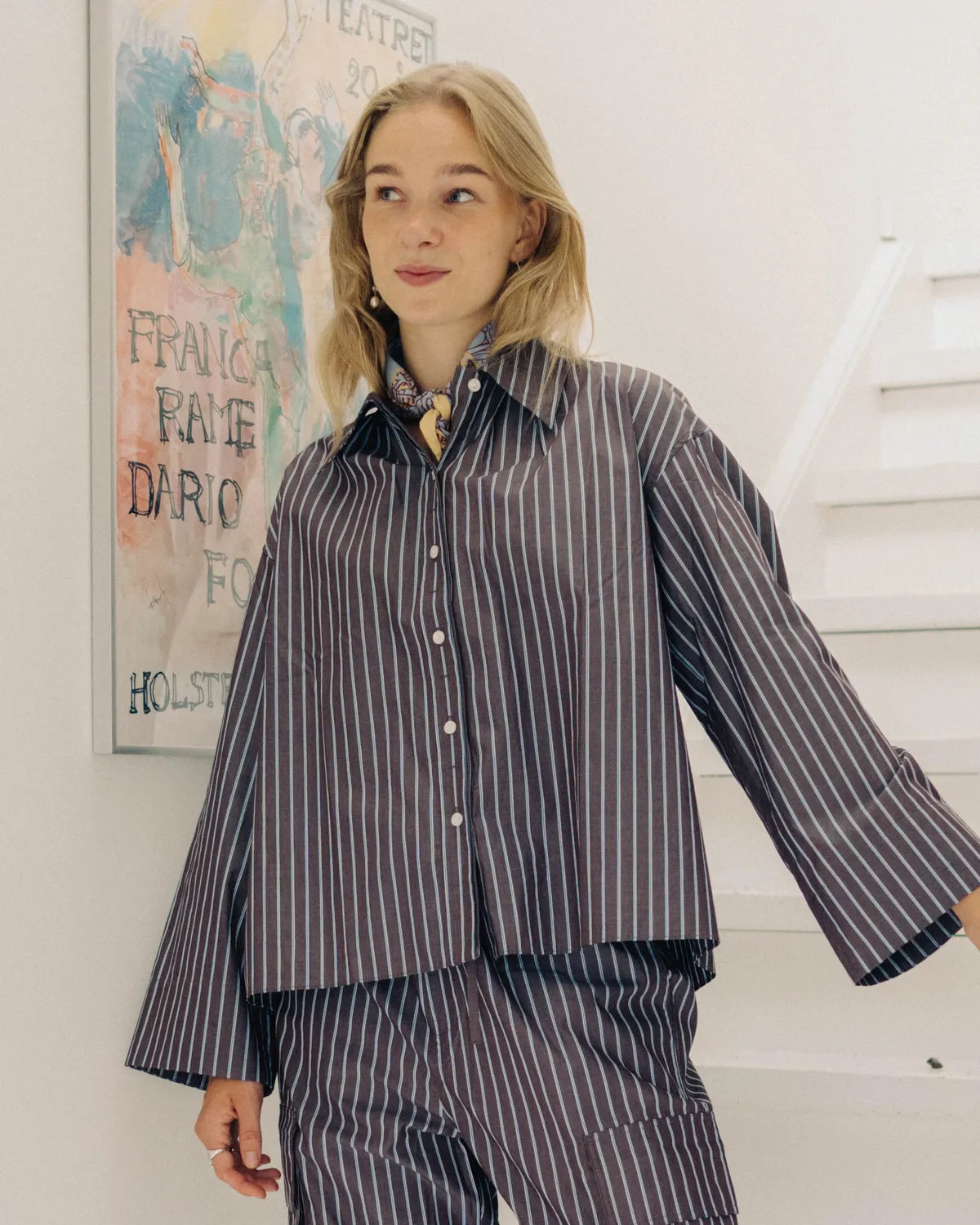 Anna Vilma - Marcella - Brown Margot Stripe