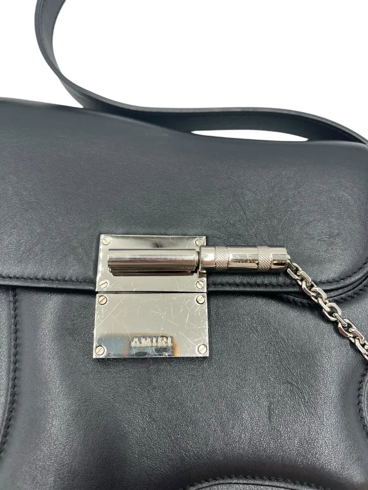 As is - Amiri Black Guitar Crossbody