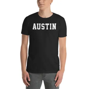 Austin T Shirt Custom Made Personalized Austin Name Print T Shirt Black Cotton Tee Shirt