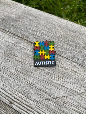 Autistic Pin Autism Pin Autism Awareness Puzzle Piece Pin