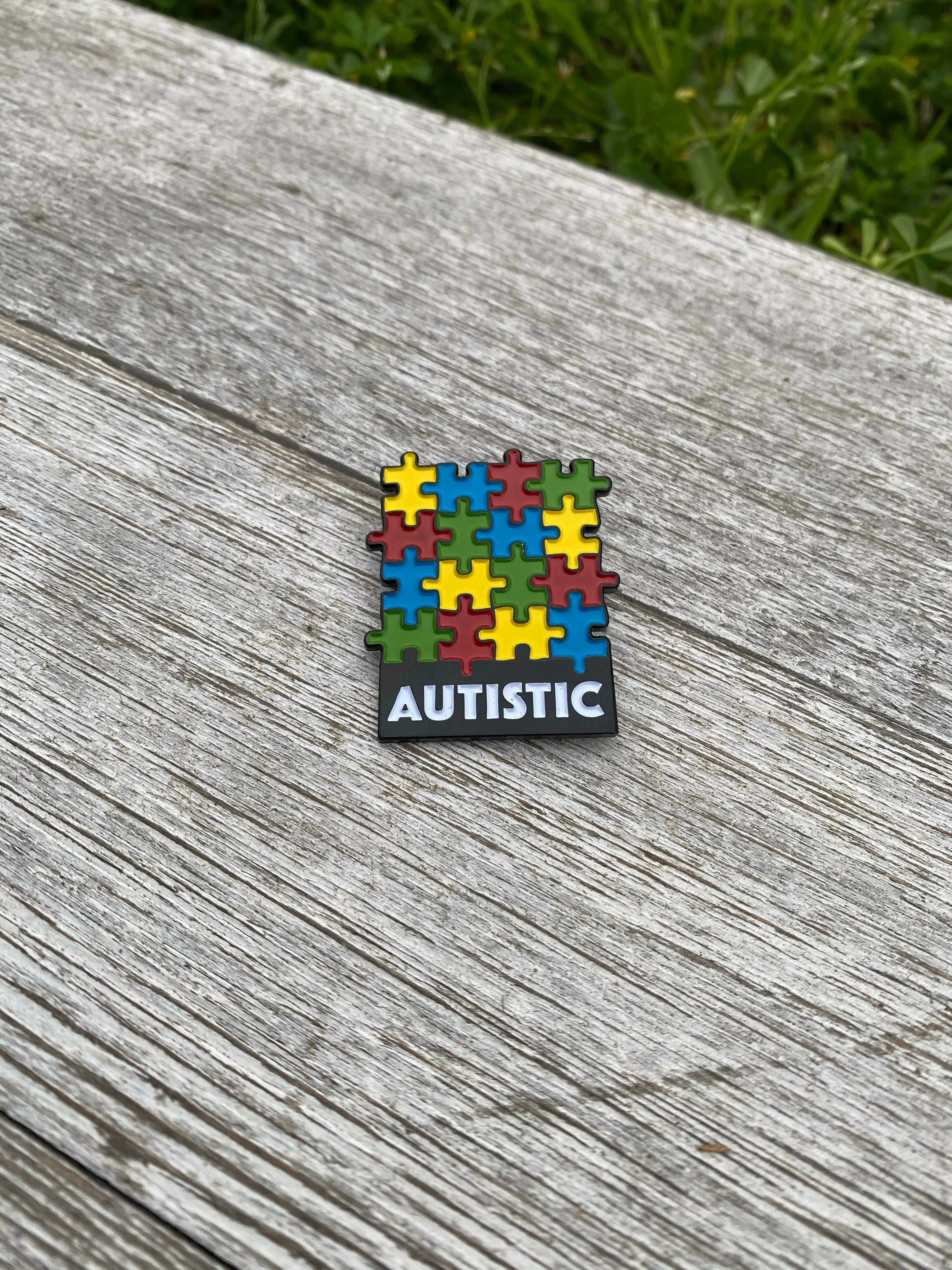 Autistic Pin Autism Pin Autism Awareness Puzzle Piece Pin