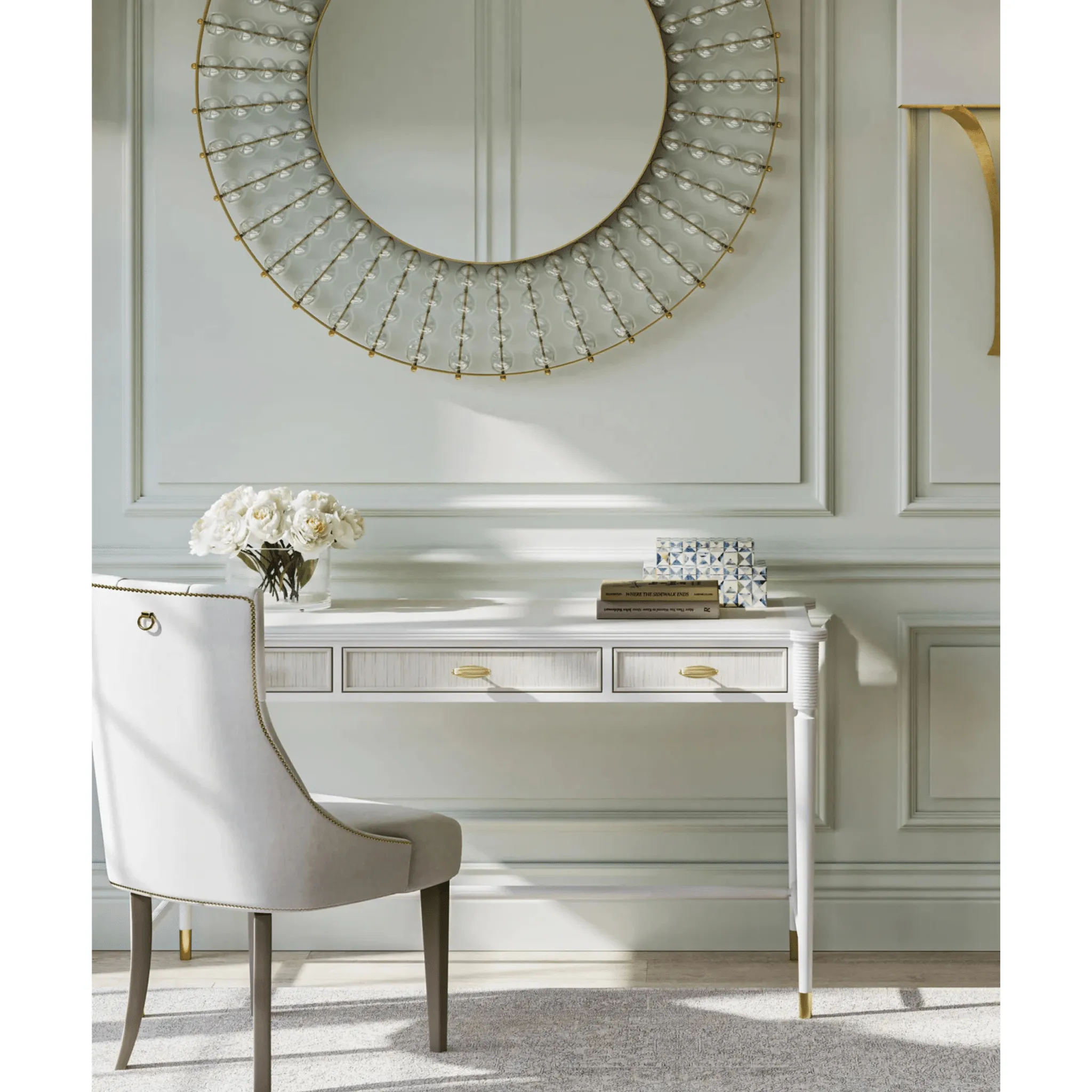 Ava White Desk