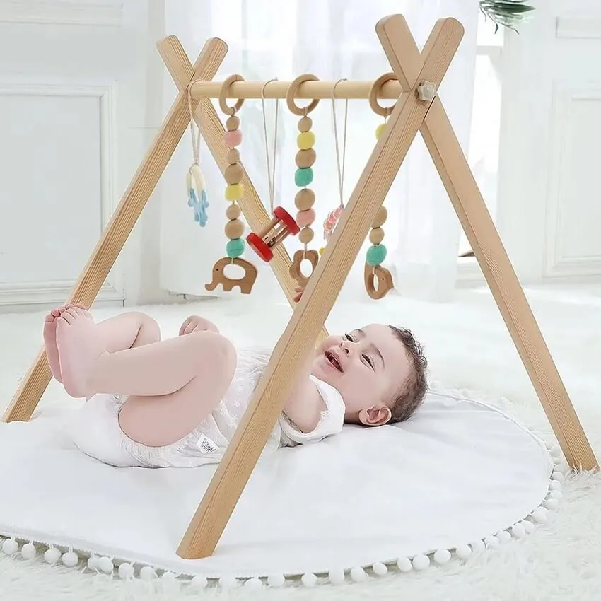 Baby Play Gym & Playmat With 6 Toys