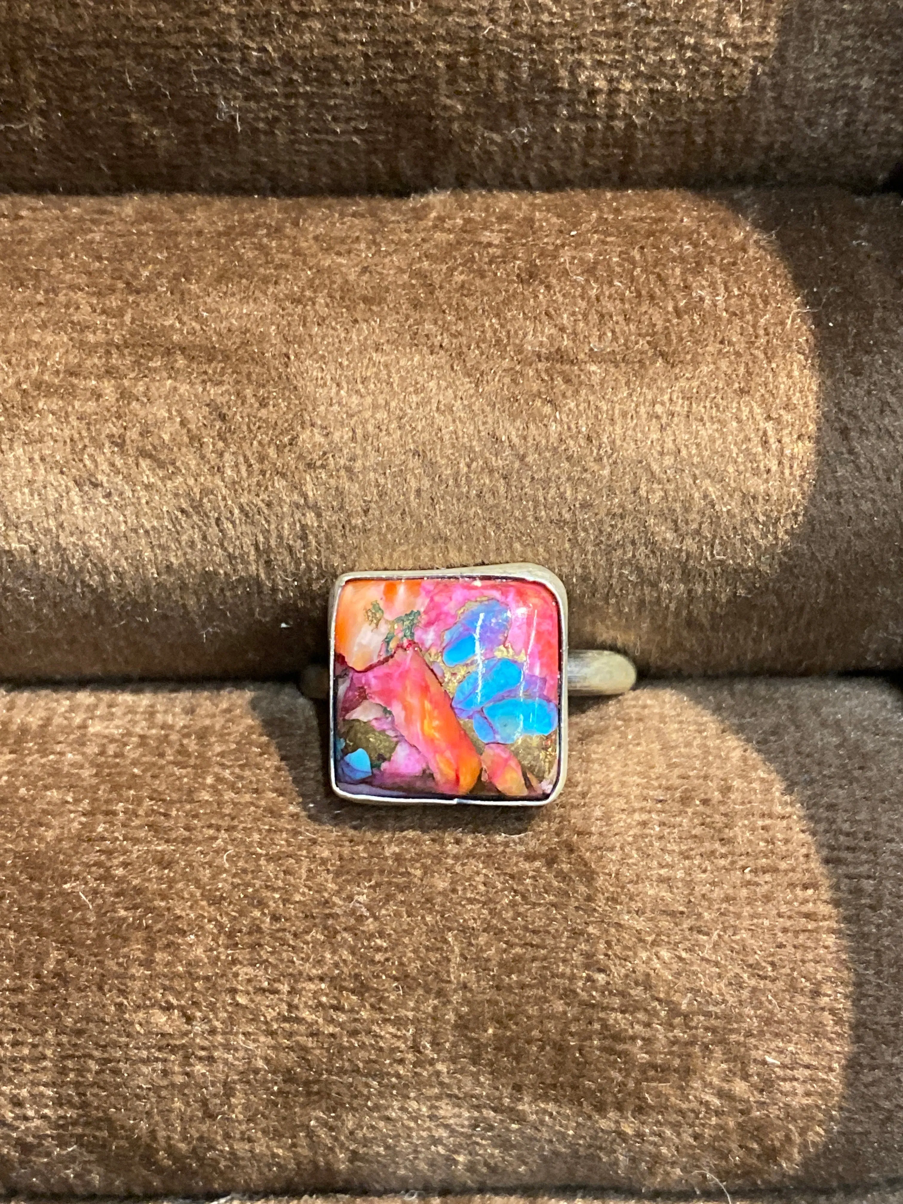 Bach Simple Sterling Dahlia Mojave Mix Ring
