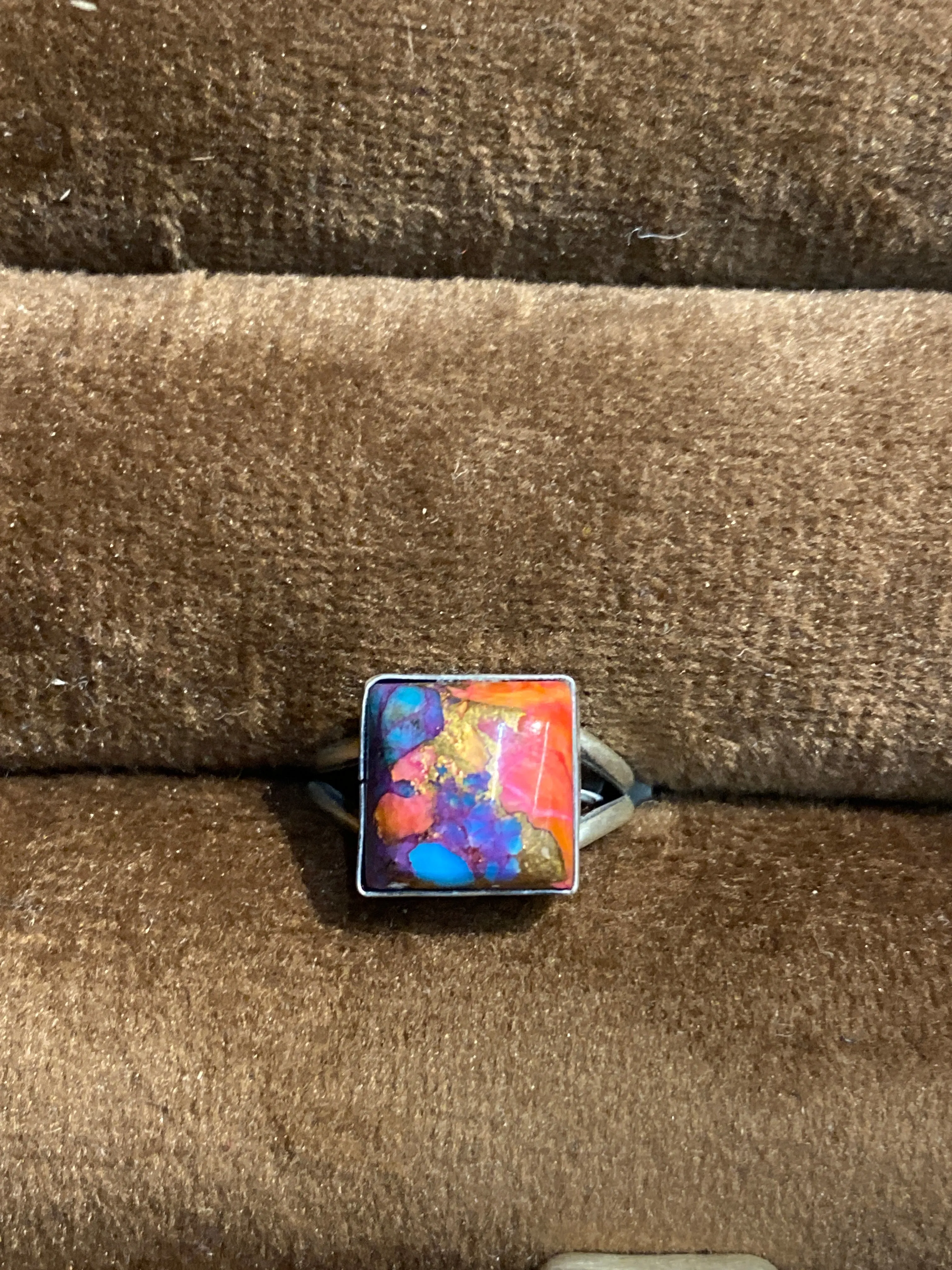 Bach Simple Sterling Dahlia Mojave Mix Ring
