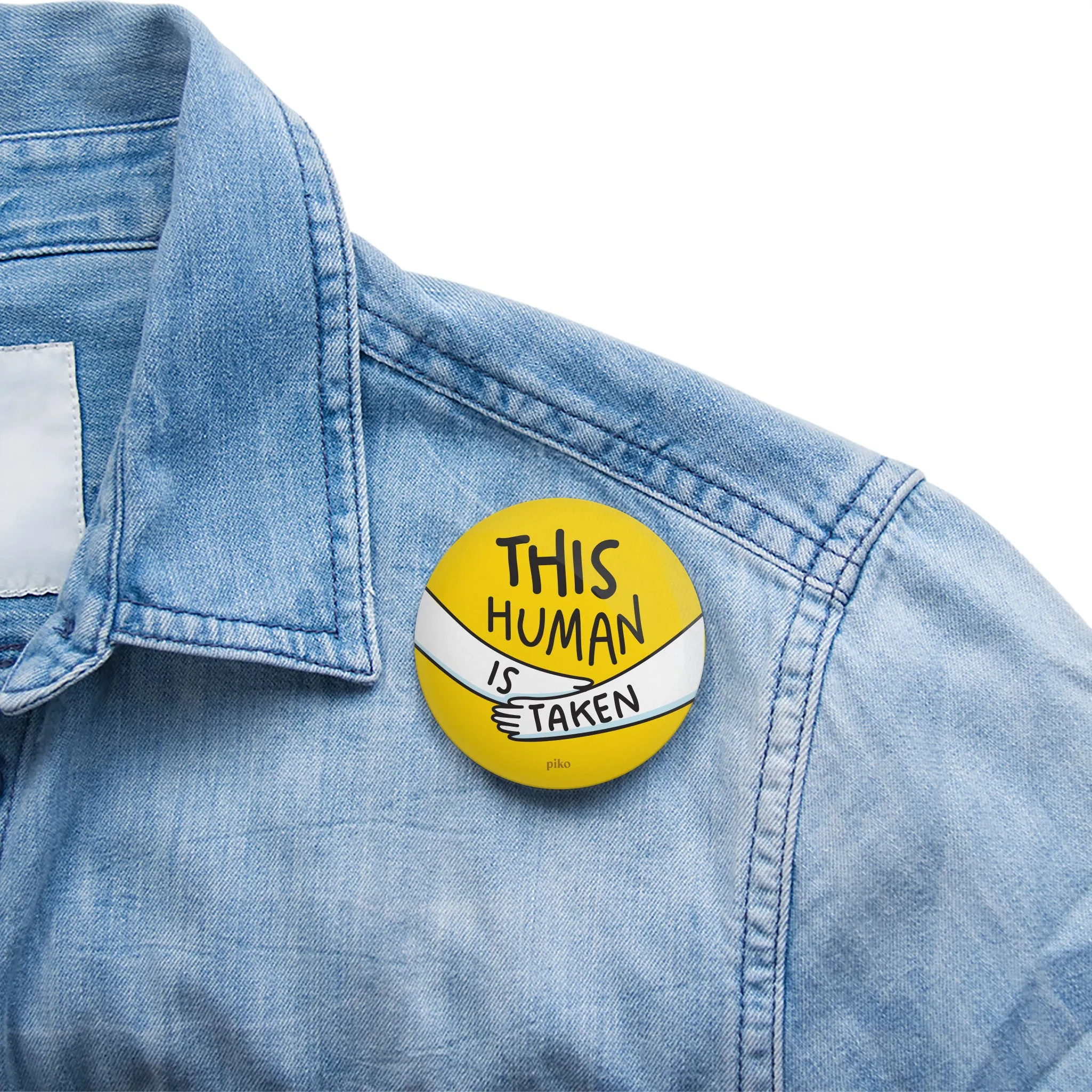 Badge   Fridge Magnet / In Love - Set of 4