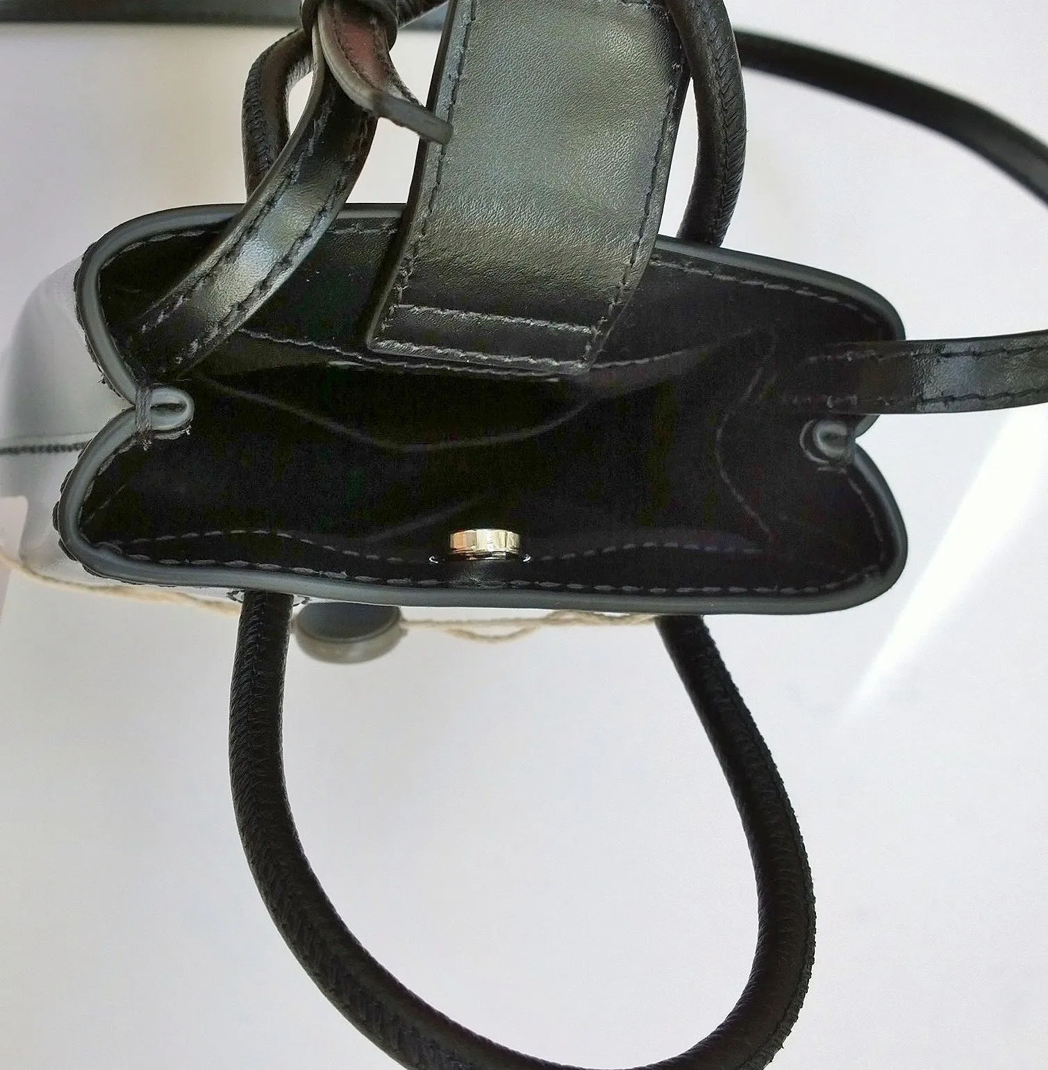 Balenciaga x Simpsons Black Leather Phone Bag Crossbody Purse