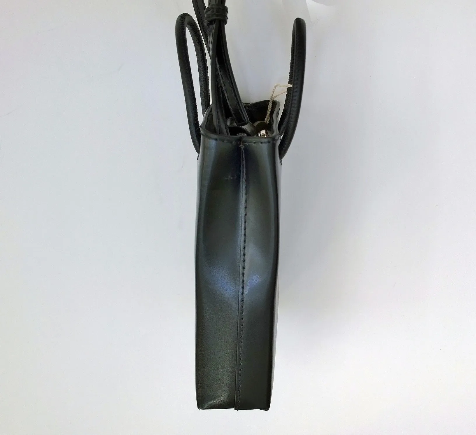 Balenciaga x Simpsons Black Leather Phone Bag Crossbody Purse