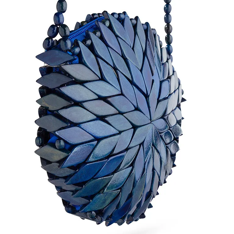 Bali Round Crossbody Bag - Blue