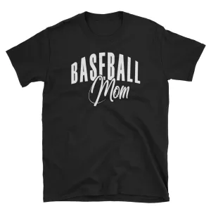Baseball Mom T Shirt Black Baseball Tee Gift All Sizes Including Plus Size Baseball Mum T Shirt
