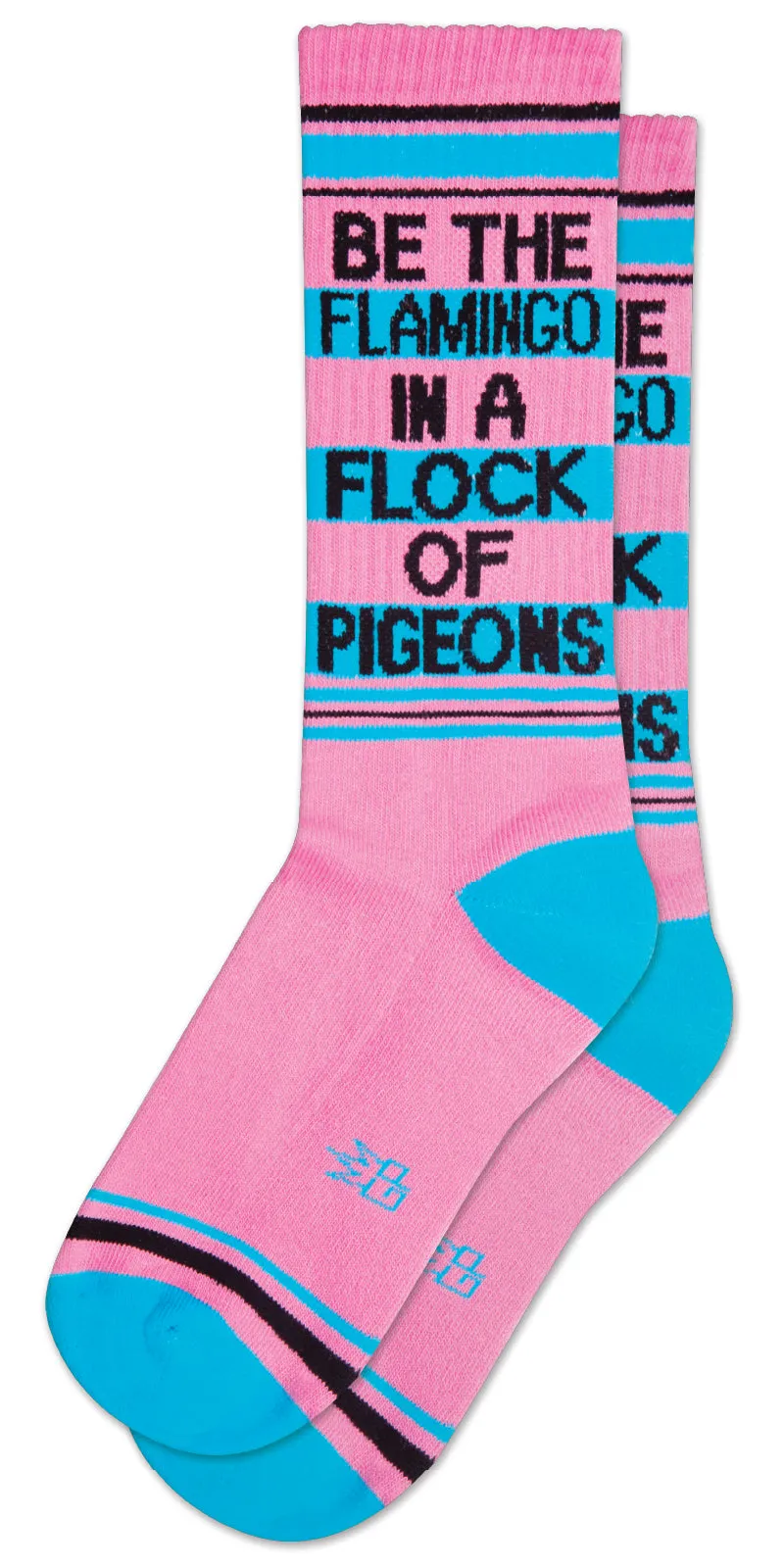 Be The Flamingo In A Flock Of Pigeons Socks (Unisex) Gym Socks