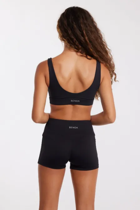 BENOA24 SPORTS BRA - BLACK