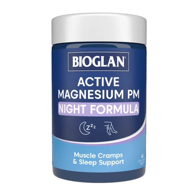 Bioglan Active Magnesium PM 60 Tablets