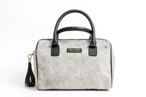 Black & White Cowhide Carryall