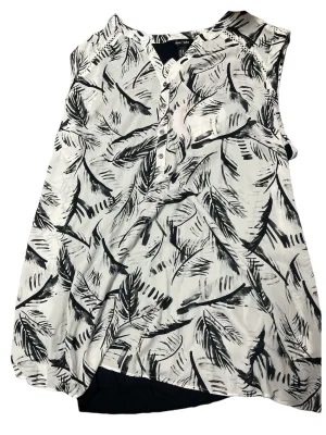 Black and white blouse 3XL